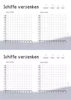 Vorschau - Arbeitsblätter - Schiffe versenken - Spielvorlage Koordinatensystem - Seite 2