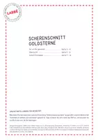 Vorschau - Mal- und Bastelvorlagen - Scherenschnitt Goldsterne - Seite 2