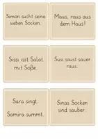 Vorschau - Stationenlernen - Erstlese: Lesekärtchen für den Anfangsunterricht - Seite 3