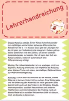Vorschau - Arbeitsblätter - Escape Room Adventskalender Rätsel (differenziert, 3.-5. Klasse) #edukiknaller2021 - Seite 2