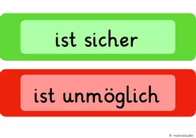 Vorschau - Fördermaterial/Inklusion - Wahrscheinlichkeit – Wortspeicher (Tafelmaterial Mathe) - Seite 2