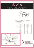 Vorschau - Arbeitsblätter - Deutsch: S s erkennen - Sonne - Deckblatt