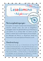 Vorschau - Spiele - Lesespiel Adjektive - Seite 1