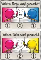 Vorschau - Poster - Aufgabenkärtchen zur Farbenlehre - Farbexperimente - Seite 2