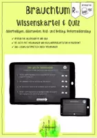 Vorschau - Präsentationen/Tafelbilder - Allerheiligen, Allerseelen, Reformationstag, Buß-und Bettag - Wissenskartei Herbst - Deckblatt