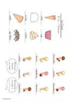 Vorschau - Arbeitsblätter - Picture Dictionary "Ice Cream" - Bilderwörterbuch - Seite 3
