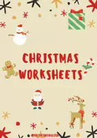Vista previa - Hojas de trabajo - Missing Letter: Christmas! - Portada