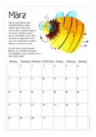 Vorschau - Merkblätter - Bienen Sachunterricht Kalender 2022 - Seite 3
