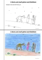 Vorschau - Arbeitsblätter - Buntes 2-in-1 Weihnachtsmal-und Arbeitsheft Klasse 1-4 - Seite 2