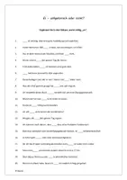 Vorschau - Arbeitsblätter - "Es" - obligatorisch oder nicht? (mit Lösung) - Deckblatt