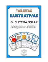 Vista previa - Tarjetas / Manipulativos - TARJETAS ILUSTRATIVAS FLASH CARDS SISTEMA SOLAR - Portada