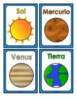 Vista previa - Tarjetas / Manipulativos - TARJETAS ILUSTRATIVAS FLASH CARDS SISTEMA SOLAR - página 3