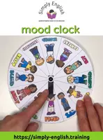 Vorschau - Mal- und Bastelvorlagen - mood clock - Stimmungsbarometer - Deckblatt