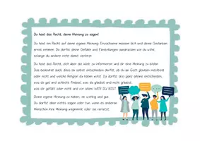 Vorschau - Merkblätter - Karteikarten zum Thema Kinderrechte - Deckblatt