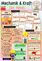 Vorschau - Unterrichtsreihen - MATERIALPAKET -Der Hebel- (Mechanik und Kraft) - Deckblatt