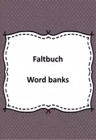 Vorschau - Mal- und Bastelvorlagen - Faltbuch-Vorlage wordbanks - Deckblatt