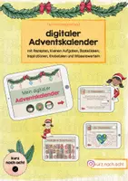 Vorschau - Interaktives Material - digitaler Adventskalender (interaktive PDF) - Deckblatt