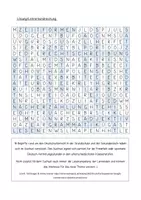 Vorschau - Arbeitsblätter - Deutsch - Suchsel (Buchstabengitter) - Seite 1