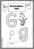 Vorschau - Arbeitsblätter - Buchstabenheft zum G mit Übungen zum Lesen & Schreiben - Seite 2