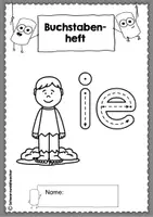 Vorschau - Arbeitsblätter - Buchstabenheft zum ie mit Übungen zur phon. Bewusstheit & zum Lesen (inkl. Würfelsätze) - Seite 2