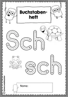 Vorschau - Arbeitsblätter - Buchstabenhefte Paket 4 Buchstaben Ö Ü Ä Sch G J - Seite 3