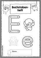 Vorschau - Arbeitsblätter - Buchstabenheft zum E mit Übungen zum ersten Lesen - Seite 2