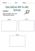 Vorschau - Arbeitsblätter - Kreative Schreibanlässe zum Bilderbuch "Das kleine WIR in der Schule" - Seite 3