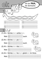 Vorschau - Arbeitsblätter - Buchstabenheft zum ck mit Übungen zum Lesen & Schreiben - Seite 3