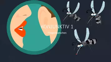 Vorschau - Spiele - KONJUNKTIV 1 FLIEGENKLATSCHEN Kl.7/8/9/10 - Deckblatt