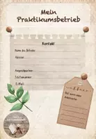 Vorschau - Arbeitsblätter - Mein Praktikumsbetrieb - Vorstellung des eigenen Betriebes - Deckblatt