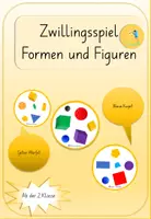 Vorschau - Spiele - Zwillingsspiel Formen und Figuren - Deckblatt