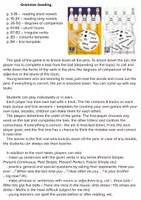 Vista previa - Unidades / Secuencias / Situaciones de Aprendizaje - Grammar Bowling worksheets - página 1