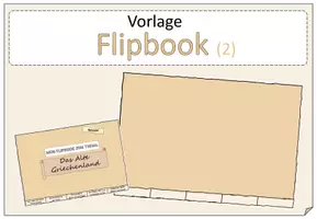 Vorschau - Arbeitsblätter - Vorlage Flipbook (2) - Deckblatt