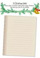 Vorschau - Arbeitsblätter - Arbeitsblatt: Write a Christmas letter/ Christmas story (editierbar) - Seite 1