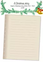 Vorschau - Arbeitsblätter - Arbeitsblatt: Write a Christmas letter/ Christmas story (editierbar) - Seite 2