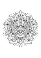 Vorschau - Arbeitsblätter - 25 Blumen- und Frühlings-Mandalas - Seite 1