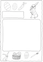 Vorschau - Arbeitsblätter - Schmuckrahmen Ostern Vorschule/Klasse 1-4 - Seite 2