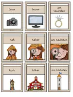 Vorschau - Spiele - Adjektiv-Terzett - Adjektive steigern (unregelmäßige Steigerung) - Seite 3