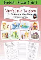 Vorschau - Arbeitsblätter - Würfel mit Taschen - Märchen würfeln und aufschreiben - Deckblatt
