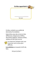 Vorschau - Stundenentwürfe - Bloc de devinettes À partir de 7 ans - Seite 1