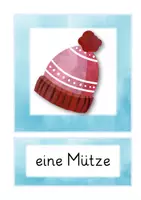 Vorschau - Bildkarten - "Winter und Weihnachten" - DaZ Wort-Bild-Karten - Seite 2