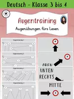 Vorschau - Poster - Augentraining / Augenübungen (Aktivierung der Augenmuskulatur) - Deckblatt