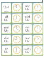 Vorschau - Spiele - Dominos - Uhrzeiten Nr. 1 - volle und halbe Stunden - Seite 3