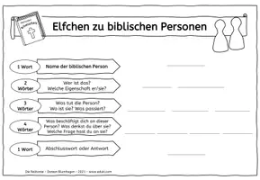Vorschau - Arbeitsblätter - Elfchen zur Weihnachtsgeschichte - Faltvorlagen mit Bildimpulsen - Seite 3