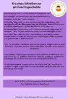 Vorschau - Arbeitsblätter - Elfchen zur Weihnachtsgeschichte - Faltvorlagen mit Bildimpulsen - Seite 1