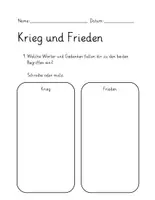 Vorschau - Arbeitsblätter - Ethik Grundschule Krieg Frieden - Seite 2