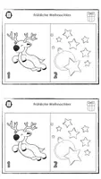 Vorschau - Arbeitsblätter - Mini-Ausmalheft Adventskalender ab Klasse 1 - Seite 1