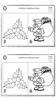 Vorschau - Arbeitsblätter - Mini-Ausmalheft Adventskalender ab Klasse 1 - Seite 3