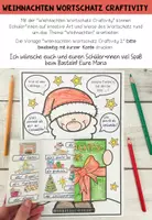 Vorschau - Arbeitsblätter - WEIHNACHTEN - Wortschatz Craftivity - Seite 1