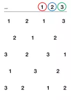 Vorschau - Arbeitsblätter - Mathe, Anfangsunterricht: Zahlen suchen und einkreisen - Seite 3